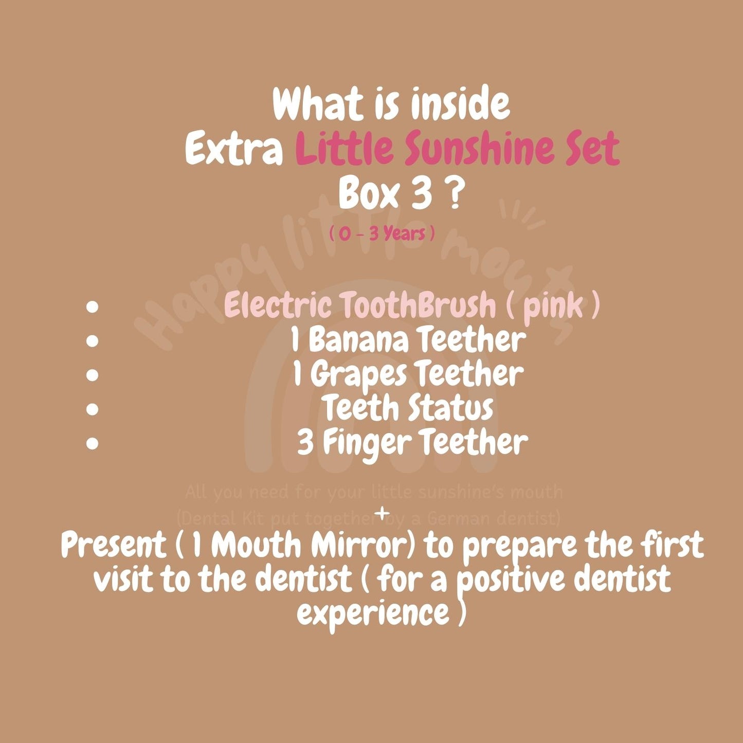 Box 3: EXTRA Little Sunshine Set 🤍 (0-3 Jahre)