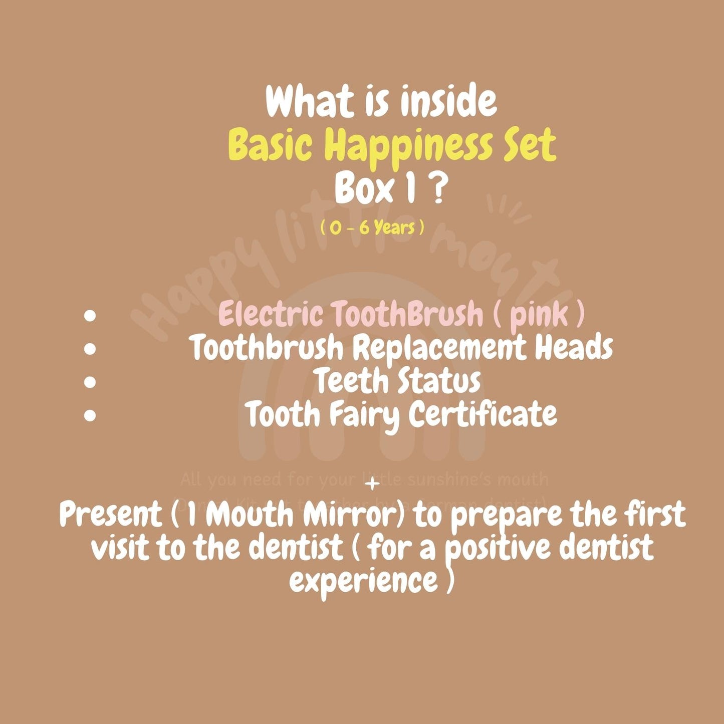 Box 1: Basic Happiness Set 🤍 (0-6 Jahre)